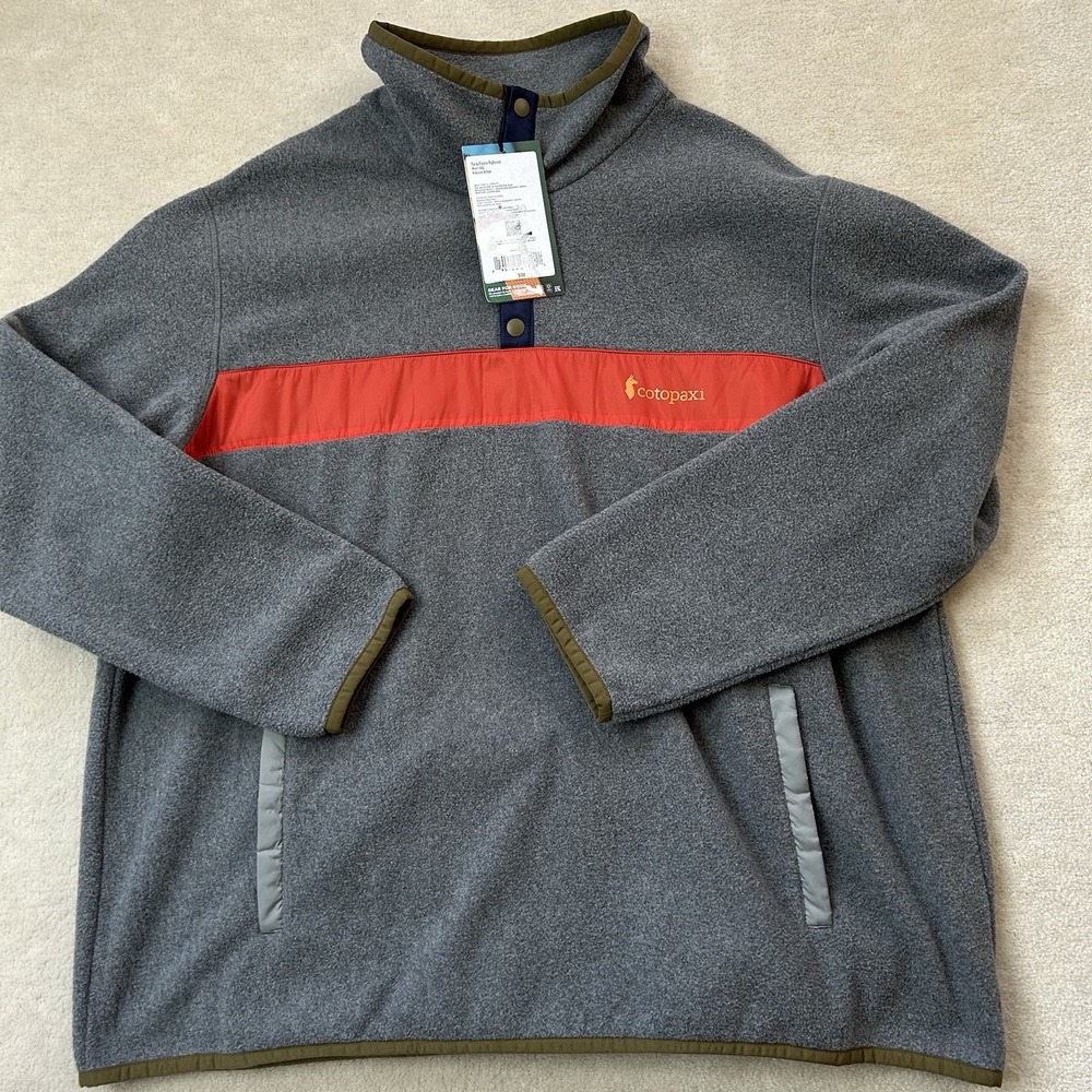 Cotopaxi Teca Jacket Mens XXL Fleece Pullover Snap Pockets Outdoor Hiking
